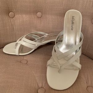 Kelly & Katie White Heels